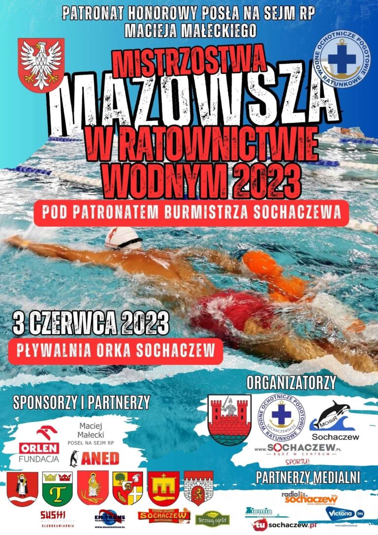 Mistrzostwa Mazowsza w Ratownictwie Wodnym Czerwiec 2023